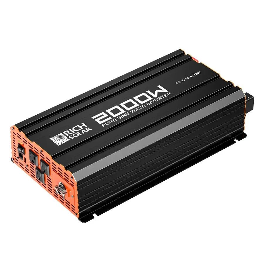 Rich Solar NOVA PURE MAX 2K 2000 Watt 24V Industrial Pure Sine Wave Inverter