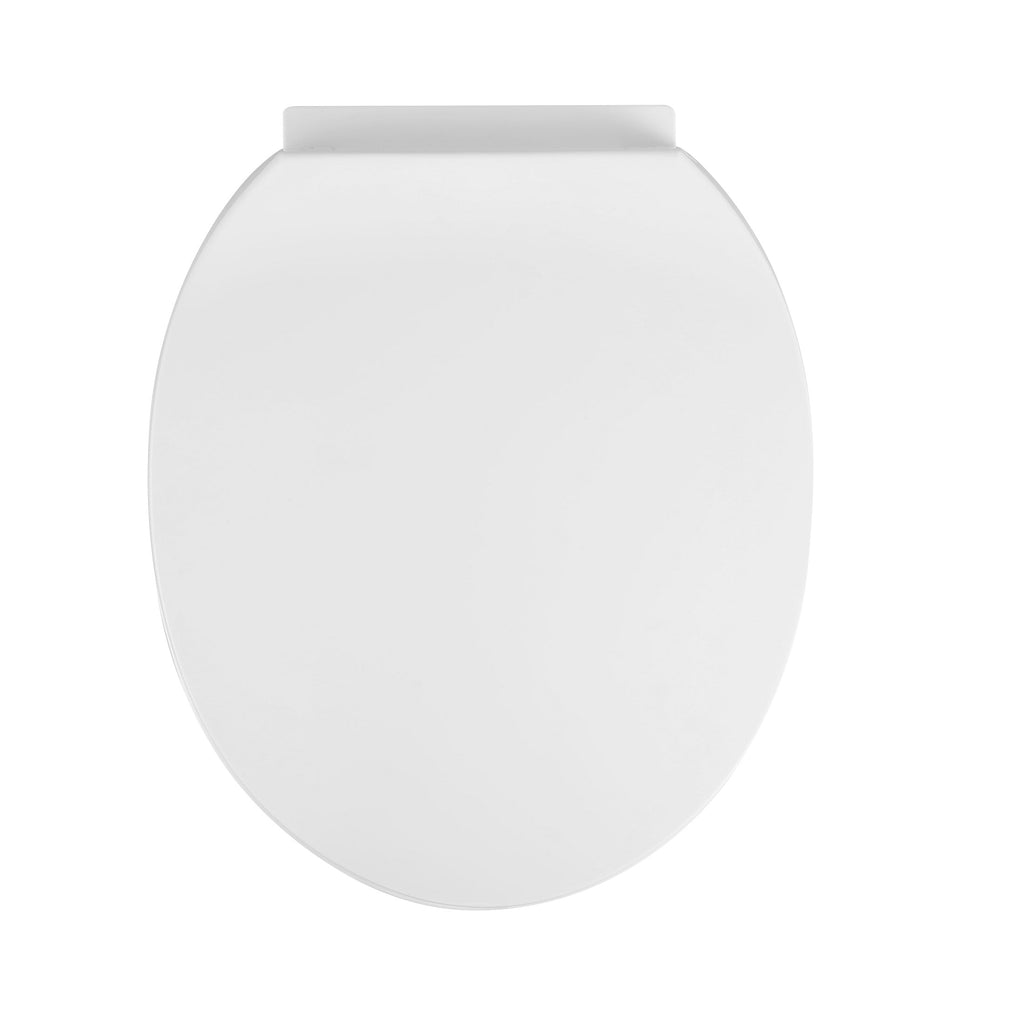 Basics Round Soft Close PP Toilet Seat - White
