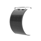 Renogy 100 watt flexible monocrystalline solar panel black division