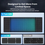 400W N-Type Bifacial Solar Panel