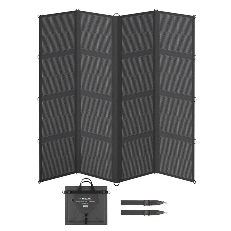 Renogy 400W Portable Solar Panel Foldable Monocrystalline Solar Blanket