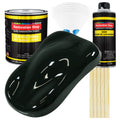 Rock Moss Green Acrylic Enamel Auto Paint - Complete Gallon Paint Kit - Professional Single Stage Automotive Car Truck Coating, 8:1 Mix Ratio 2.8 VOC