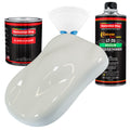 Linen White - Acrylic Lacquer Auto Paint - Complete Quart Paint Kit with Medium Thinner - Professional Automotive Car Truck Guitar Refinish Coating