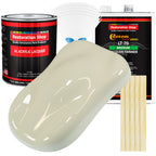 Grand Prix White - Acrylic Lacquer Auto Paint - Complete Gallon Paint Kit with Medium Thinner - Professional Automotive Car Truck Refinish Coating