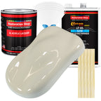 Performance Bright White - Acrylic Lacquer Auto Paint - Complete Gallon Paint Kit with Slow Dry Thinner - Pro Automotive Car Truck Refinish Coating