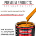 Speed Yellow - Acrylic Lacquer Auto Paint - Complete Gallon Paint Kit with Medium Thinner - Professional Automotive Car Truck Guitar Refinish Coating