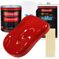 Pro Street Red - Acrylic Lacquer Auto Paint - Complete Gallon Paint Kit with Slow Dry Thinner - Professional Automotive Car Truck Refinish Coating