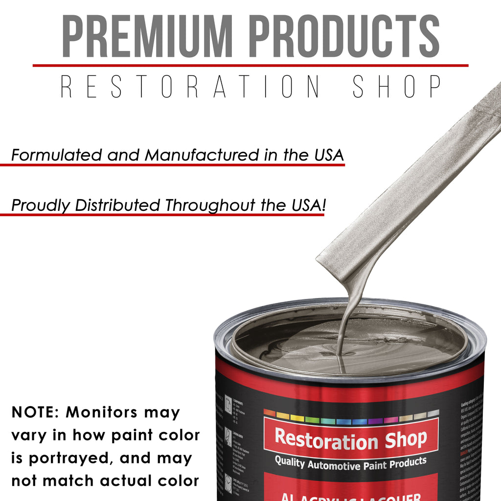 Arizona Bronze Metallic - Acrylic Lacquer Auto Paint - Complete Gallon Paint Kit with Medium Thinner - Pro Automotive Car Truck Refinish Coating