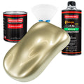 Antique Gold Metallic - Acrylic Lacquer Auto Paint - Complete Quart Paint Kit with Medium Thinner - Professional Automotive Car Refinish Coating