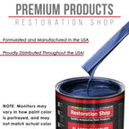 Daytona Blue Metallic - Acrylic Lacquer Auto Paint - Complete Gallon Paint Kit with Medium Thinner - Pro Automotive Car Truck Guitar Refinish Coating