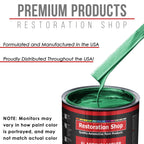 Rally Green Metallic - Acrylic Lacquer Auto Paint - Complete Quart Paint Kit with Medium Thinner - Pro Automotive Car Truck Guitar Refinish Coating