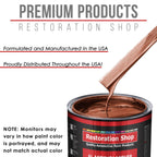 Saddle Brown Firemist - Acrylic Lacquer Auto Paint - Complete Gallon Paint Kit with Medium Thinner - Pro Automotive Car Truck Guitar Refinish Coating
