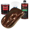 Whole Earth Brown Firemist - Acrylic Lacquer Auto Paint - Complete Quart Paint Kit with Medium Thinner - Pro Automotive Car Truck Refinish Coating