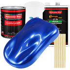 Cobalt Blue Firemist - Acrylic Lacquer Auto Paint - Complete Gallon Paint Kit with Medium Thinner - Pro Automotive Car Truck Guitar Refinish Coating