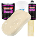 Wimbledon White Acrylic Urethane Auto Paint - Complete Gallon Paint Kit - Professional Single Stage Automotive Car Truck Coating 4:1 Mix Ratio 2.8 VOC