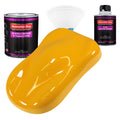 Citrus Yellow Acrylic Urethane Auto Paint - Complete Quart Paint Kit - Professional Single Stage Automotive Car Truck Coating, 4:1 Mix Ratio 2.8 VOC