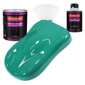 Tropical Turquoise Acrylic Urethane Auto Paint - Complete Quart Paint Kit - Professional Single Stage Automotive Car Coating, 4:1 Mix Ratio 2.8 VOC