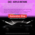 Chasis Black (Gloss) Acrylic Urethane Auto Paint - Complete Quart Paint Kit - Professional Single Stage Automotive Car Coating, 4:1 Mix Ratio 2.8 VOC