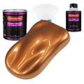 Ginger Metallic Acrylic Urethane Auto Paint - Complete Quart Paint Kit - Professional Single Stage Automotive Car Truck Coating, 4:1 Mix Ratio 2.8 VOC