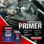 1.25 Quart 2K High Build Primer Automotive Paint Kit - 1 Qt. Black Urethane Primer Surfacer, 1/2 Pint Hardener, 4:1 Mix Ratio