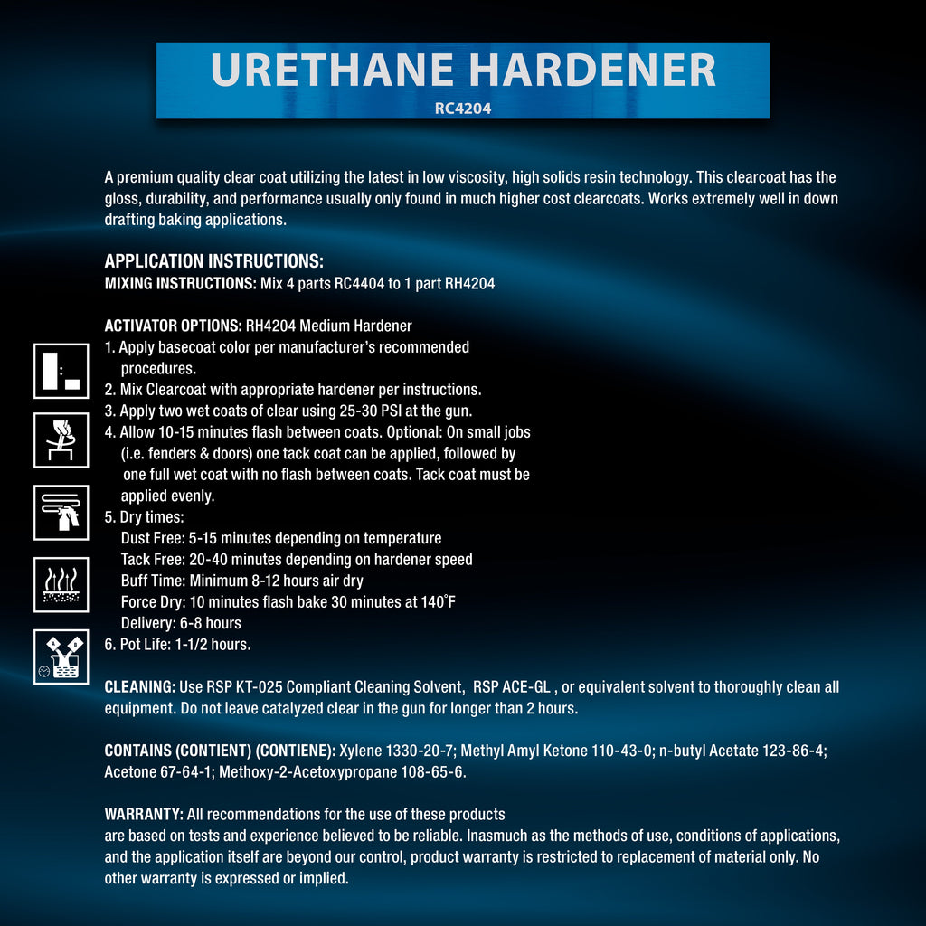 Urethane Hardener, Half Pint