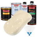 Wimbledon White - Urethane Basecoat with Premium Clearcoat Auto Paint - Complete Medium Quart Paint Kit - Professional High Gloss Automotive Coating