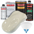 Performance Bright White Urethane Basecoat with European Clearcoat Auto Paint - Complete Quart Paint Color Kit - Automotive Refinish Coating