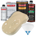 Ivory Urethane Basecoat with European Clearcoat Auto Paint - Complete Quart Paint Color Kit - Automotive Refinish Coating