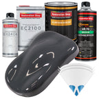 Machinery Gray Urethane Basecoat with European Clearcoat Auto Paint - Complete Quart Paint Color Kit - Automotive Refinish Coating