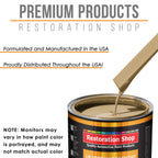 Shoreline Beige - Urethane Basecoat Auto Paint - Quart Paint Color Only - Professional High Gloss Automotive, Car, Truck Coating