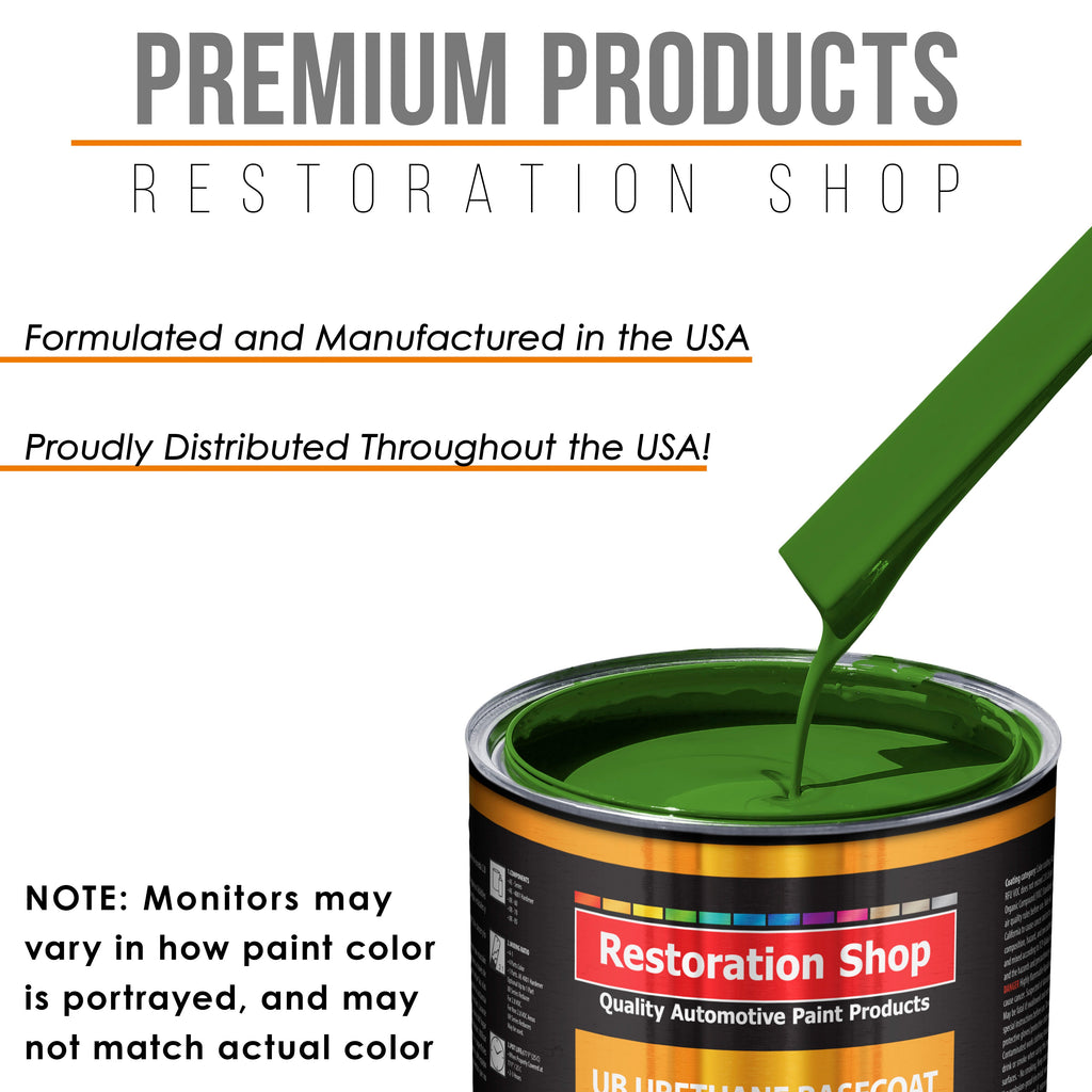 Deere Green - Urethane Basecoat with Clearcoat Auto Paint - Complete Slow Gallon Paint Kit - Professional High Gloss Automotive, Car, Truck Coating