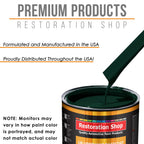 British Racing Green - Urethane Basecoat with Clearcoat Auto Paint - Complete Fast Gallon Paint Kit - Professional Gloss Automotive Car Truck Coating