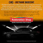 Vibrant Lime Green - Urethane Basecoat Auto Paint - Quart Paint Color Only - Professional High Gloss Automotive, Car, Truck Coating