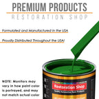 Vibrant Lime Green - Urethane Basecoat Auto Paint - Quart Paint Color Only - Professional High Gloss Automotive, Car, Truck Coating