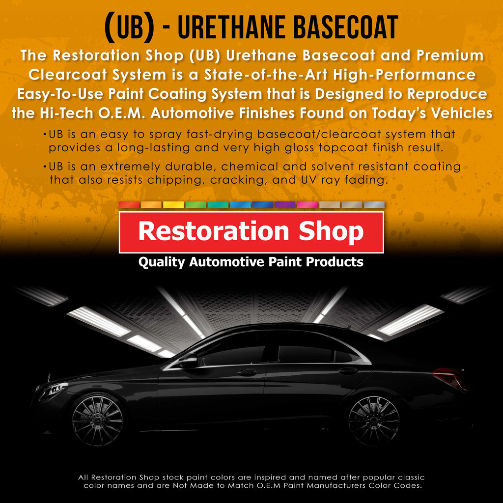 Pro Street Red - Urethane Basecoat Auto Paint - Gallon Paint Color Only - Professional High Gloss Automotive, Car, Truck Coating