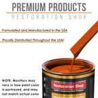 Hugger Orange - Urethane Basecoat with Premium Clearcoat Auto Paint - Complete Medium Quart Paint Kit - Professional High Gloss Automotive Coating