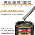 Anthracite Gray Metallic - Urethane Basecoat Auto Paint - Quart Paint Color Only - Professional High Gloss Automotive, Car, Truck Coating