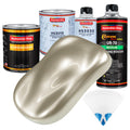 Gold Mist Metallic - Urethane Basecoat with Premium Clearcoat Auto Paint (Complete Medium Quart Paint Kit) Professional High Gloss Automotive Coating