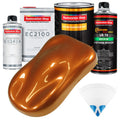 Atomic Orange Pearl Urethane Basecoat with European Clearcoat Auto Paint - Complete Quart Paint Color Kit - Automotive Refinish Coating
