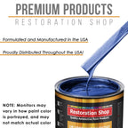Daytona Blue Pearl - Urethane Basecoat Auto Paint - Quart Paint Color Only - Professional High Gloss Automotive, Car, Truck Coating