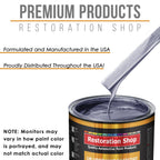 Astro Blue Metallic - Urethane Basecoat with Premium Clearcoat Auto Paint (Complete Medium Quart Paint Kit) Professional High Gloss Automotive Coating
