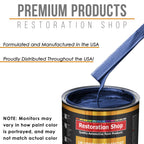 Daytona Blue Metallic - Urethane Basecoat with Clearcoat Auto Paint - Complete Fast Gallon Paint Kit - Professional Gloss Automotive Car Truck Coating