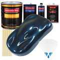 Moonlight Drive Blue Metallic - Urethane Basecoat with Clearcoat Auto Paint (Complete Fast Gallon Paint Kit) Professional Automotive Car Truck Coating