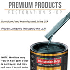 Dark Turquoise Metallic - Urethane Basecoat with Clearcoat Auto Paint (Complete Slow Gallon Paint Kit) Professional Gloss Automotive Car Truck Coating