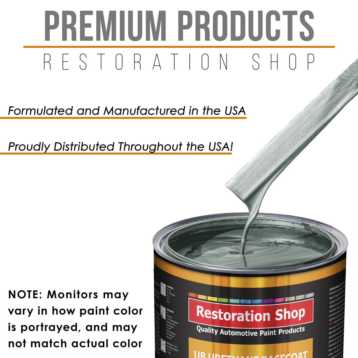 Steel Gray Metallic - Urethane Basecoat with Clearcoat Auto Paint - Complete Fast Gallon Paint Kit - Professional Gloss Automotive Car Truck Coating