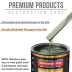 Fern Green Metallic - Urethane Basecoat with Clearcoat Auto Paint - Complete Medium Quart Paint Kit - Professional Gloss Automotive Car Truck Coating