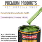 Synergy Green Metallic - Urethane Basecoat with Clearcoat Auto Paint (Complete Fast Gallon Paint Kit) Professional Gloss Automotive Car Truck Coating