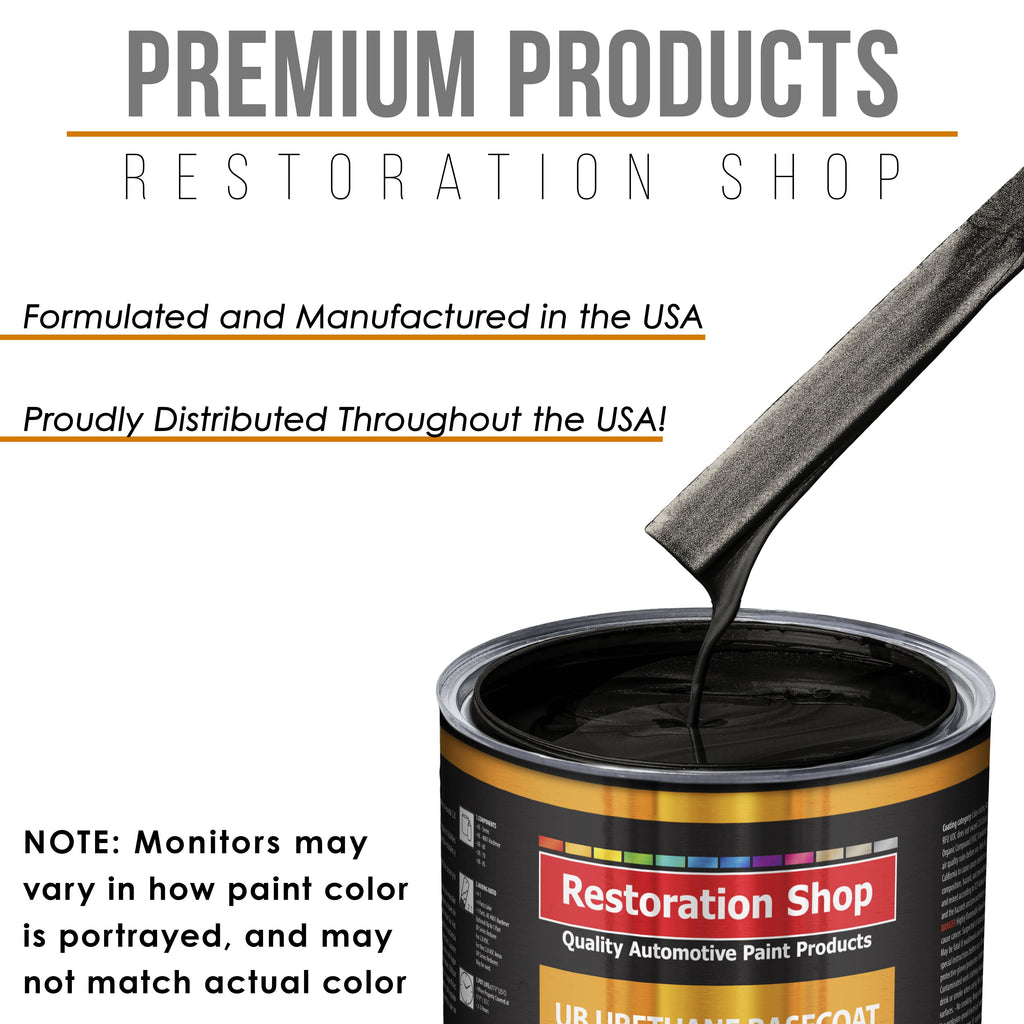 Black Diamond Firemist - Urethane Basecoat with Clearcoat Auto Paint (Complete Fast Gallon Paint Kit) Professional Gloss Automotive Car Truck Coating