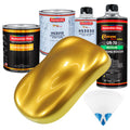 Saturn Gold Firemist - Urethane Basecoat with Premium Clearcoat Auto Paint - Complete Medium Quart Paint Kit - Professional Gloss Automotive Coating