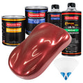 Firemist Red - Urethane Basecoat with Clearcoat Auto Paint - Complete Medium Quart Paint Kit - Professional High Gloss Automotive, Car, Truck Coating